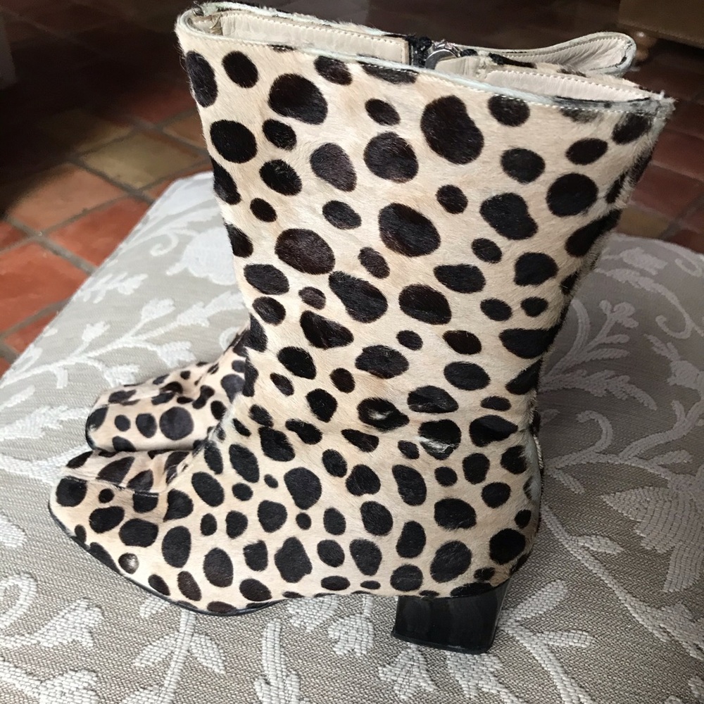 Spotted Pony skin boot